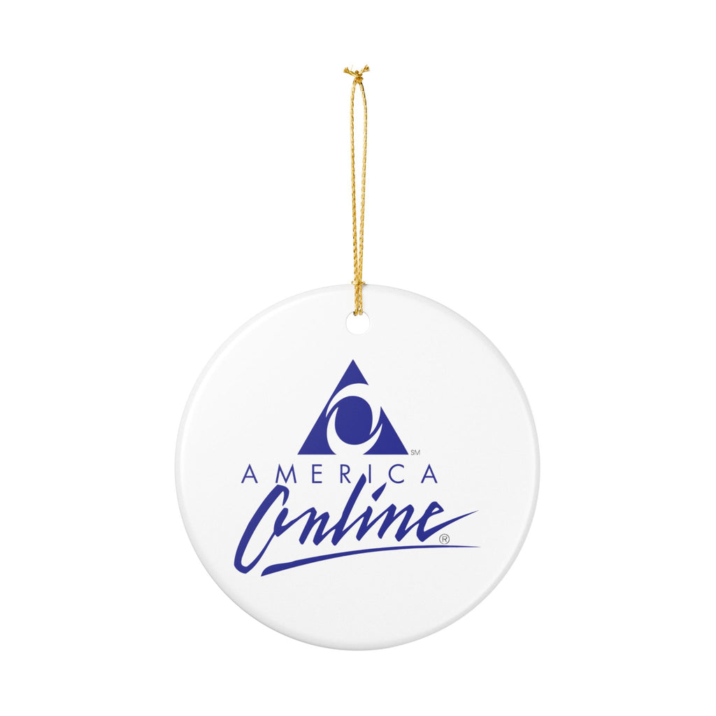 America Online (AOL) Ceramic Ornament