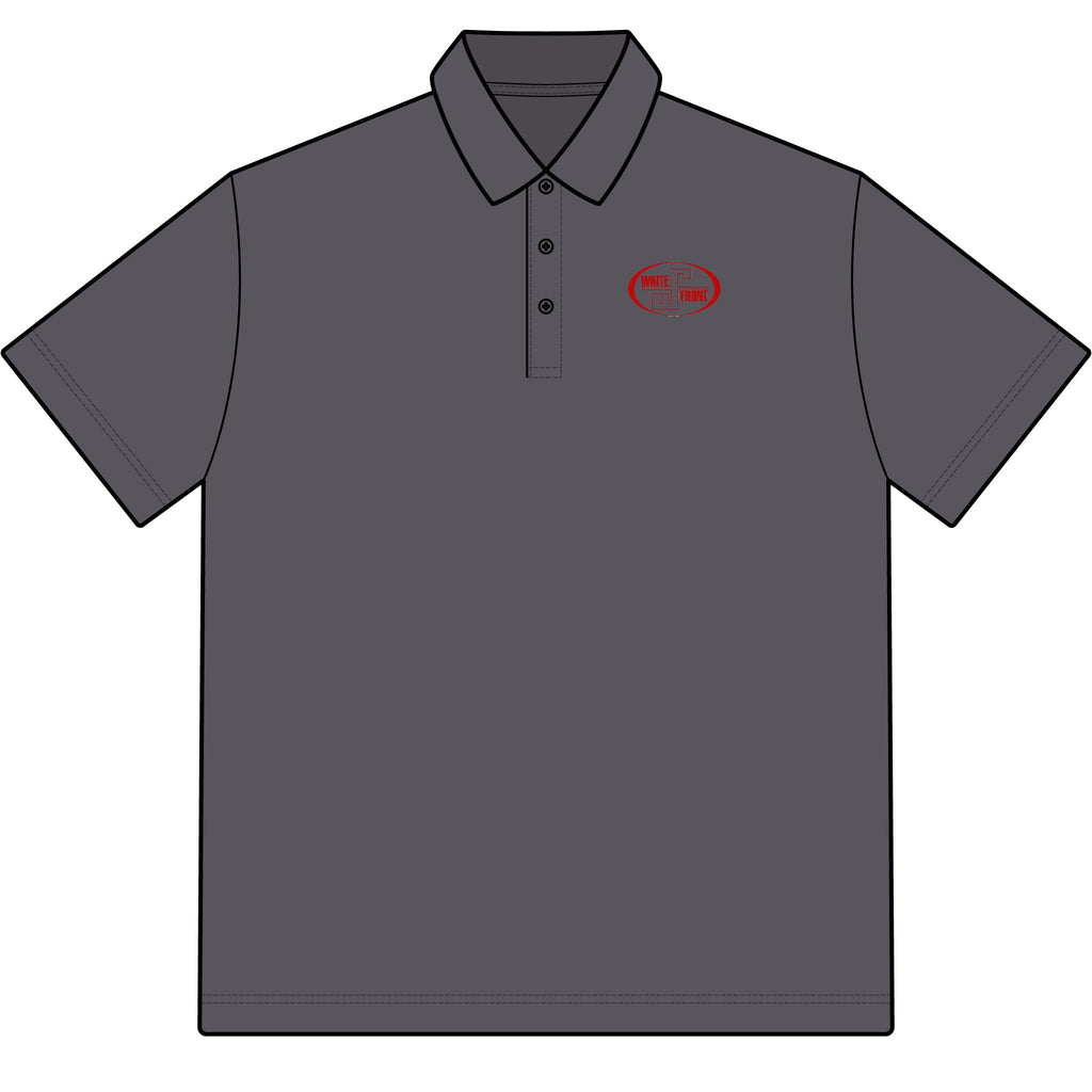 White Front Cotton Polo Shirt