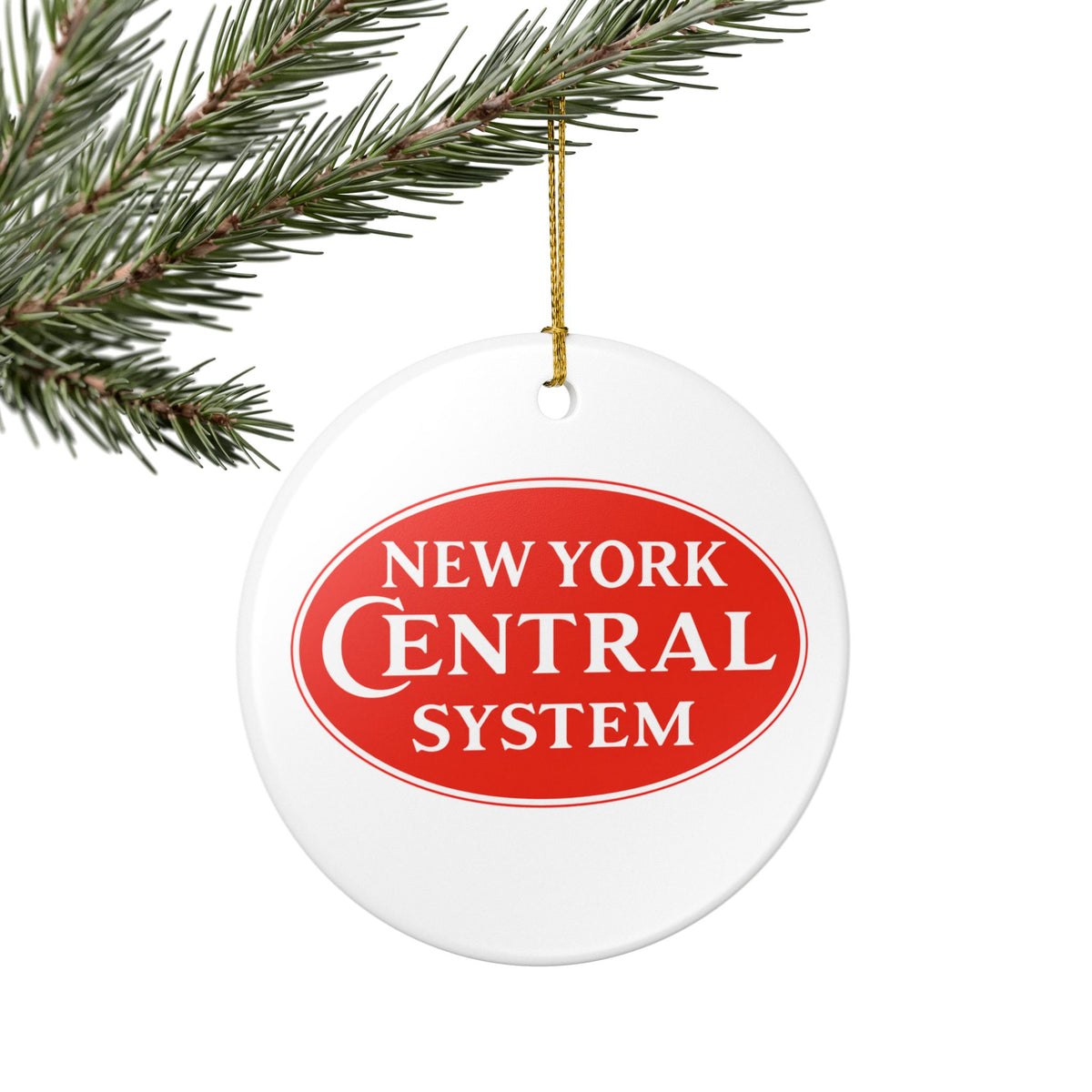 New York Central Railroad Ceramic Ornament