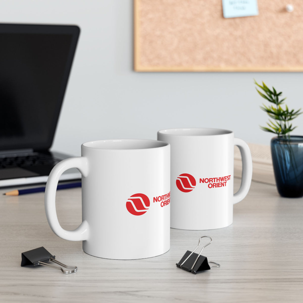 Northwest Orient Airlines Ceramic Coffee Mug