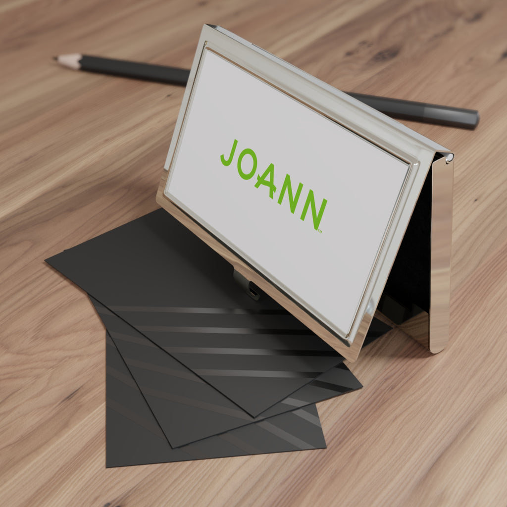 Jo-Ann Fabrics Metal Business Card Holder