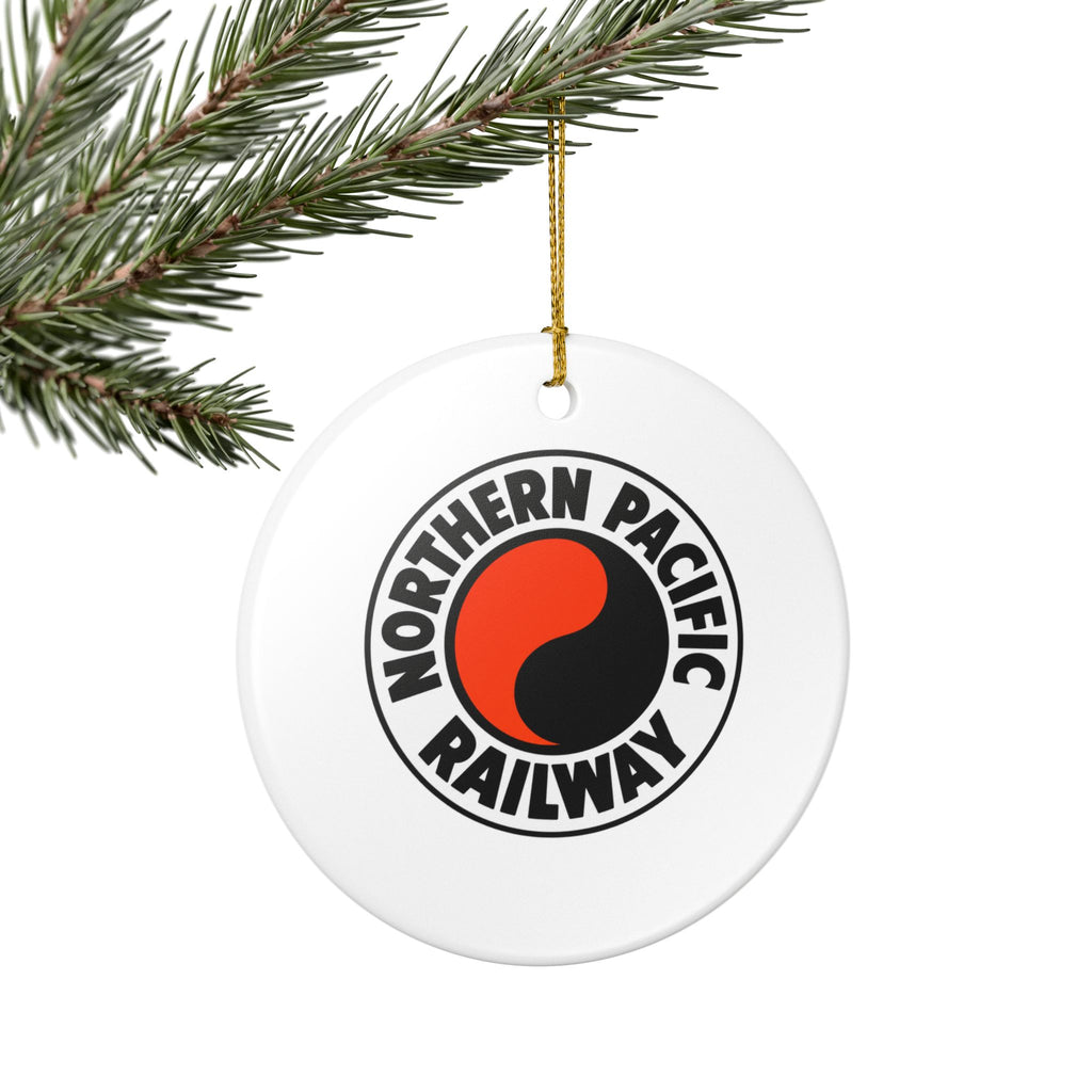 Northern Pacific Railway Ceramic Ornament
