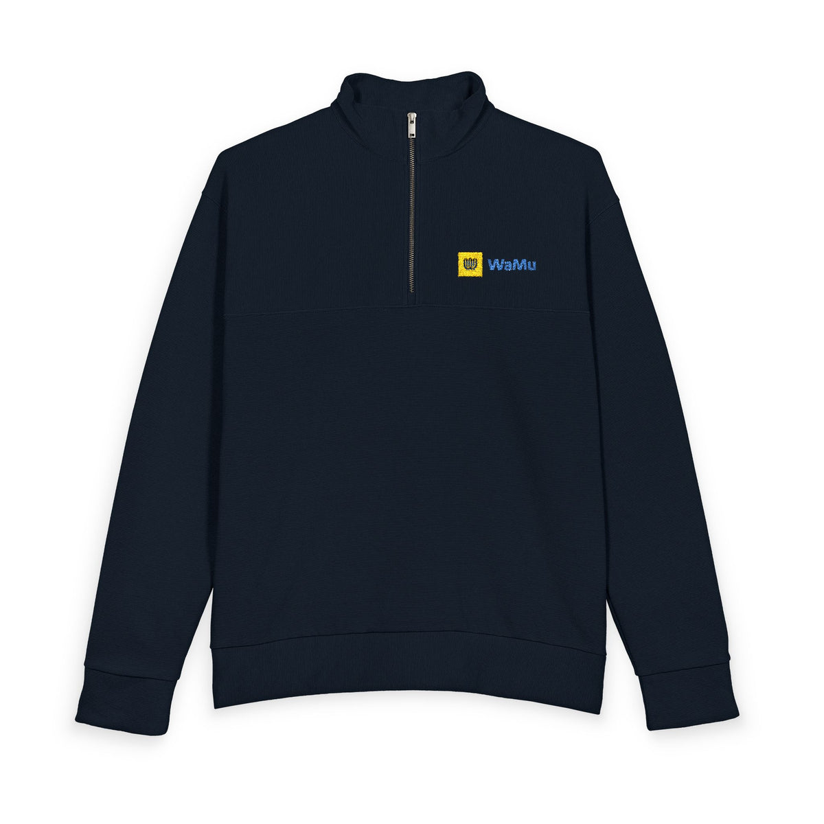 Washington Mutual (WaMu) Heavy Knit Quarter-Zip Sweatshirt