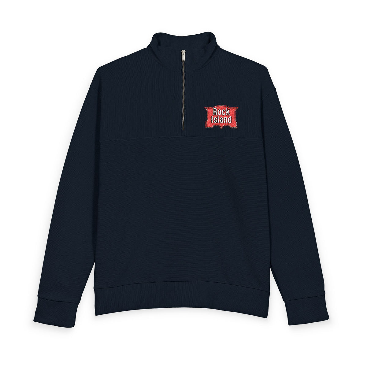 Chicago, Rock Island and Pacific Railroad Heavy Knit Quarter-Zip Sweatshirt