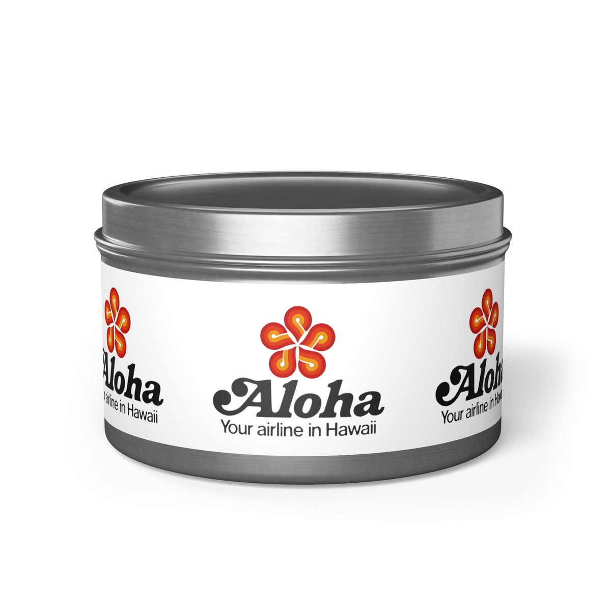 Aloha Airlines Tin Candle