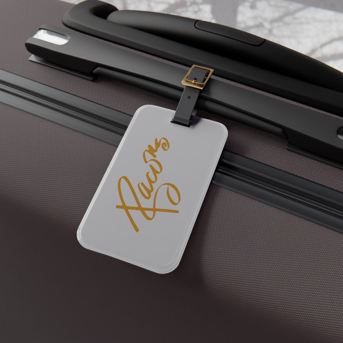 Bacon's Luggage Tag
