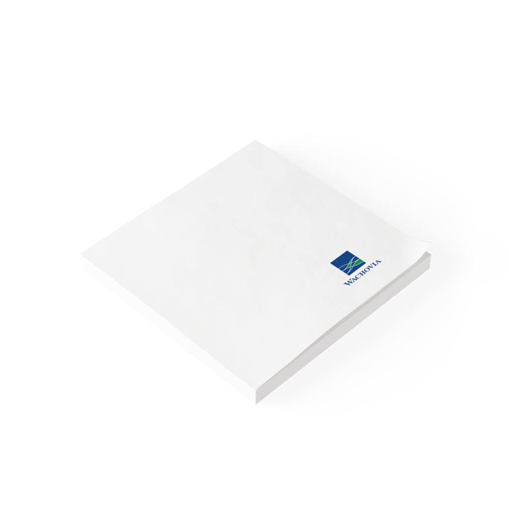 Wachovia Sticky Post-it Note Pad