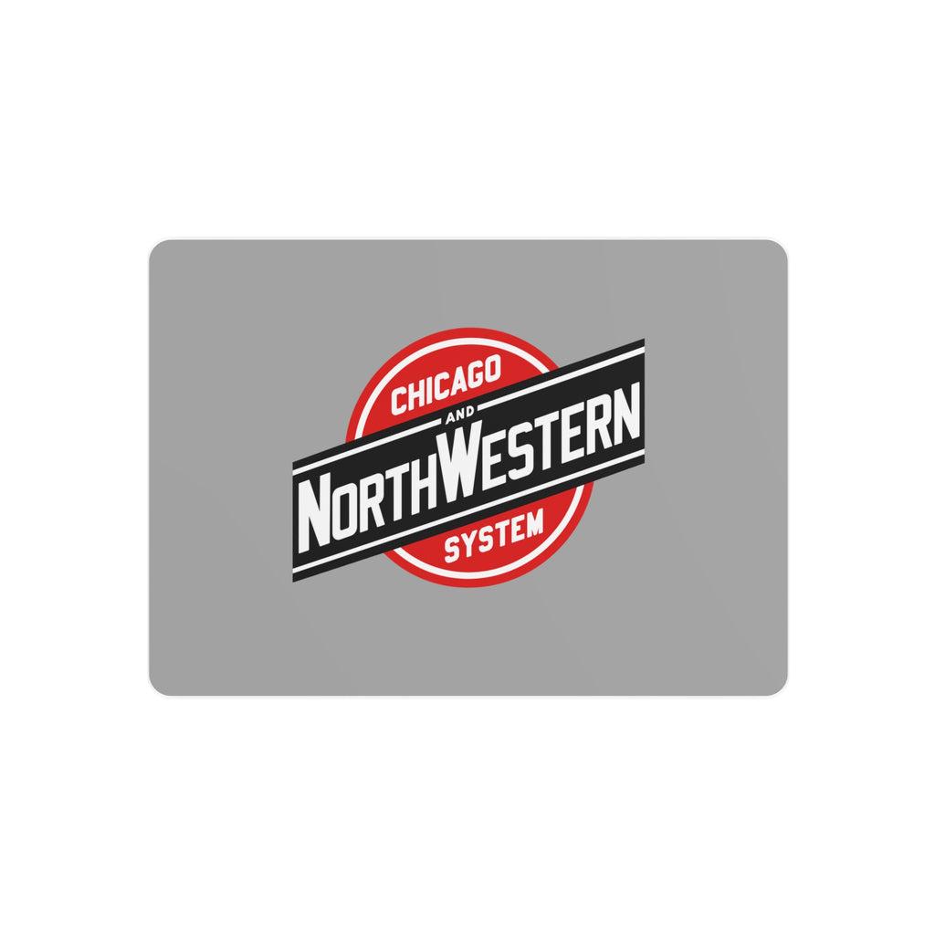 Chicago and North Western Railway Metal Sign