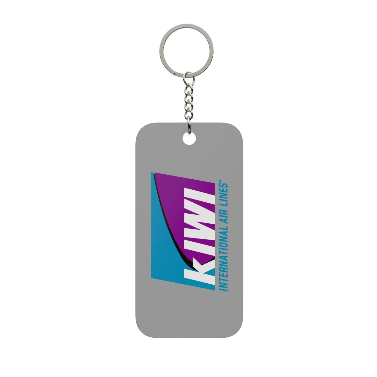 Kiwi International Air Lines Double-Sided Keychain Charm