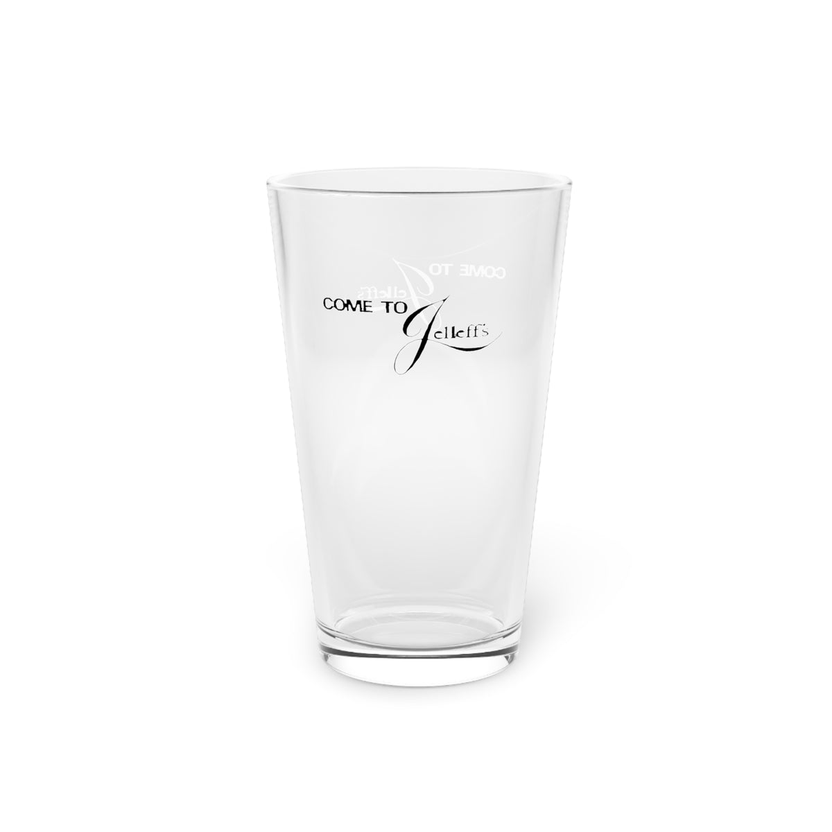 Jelleff's 16oz Pint Glass