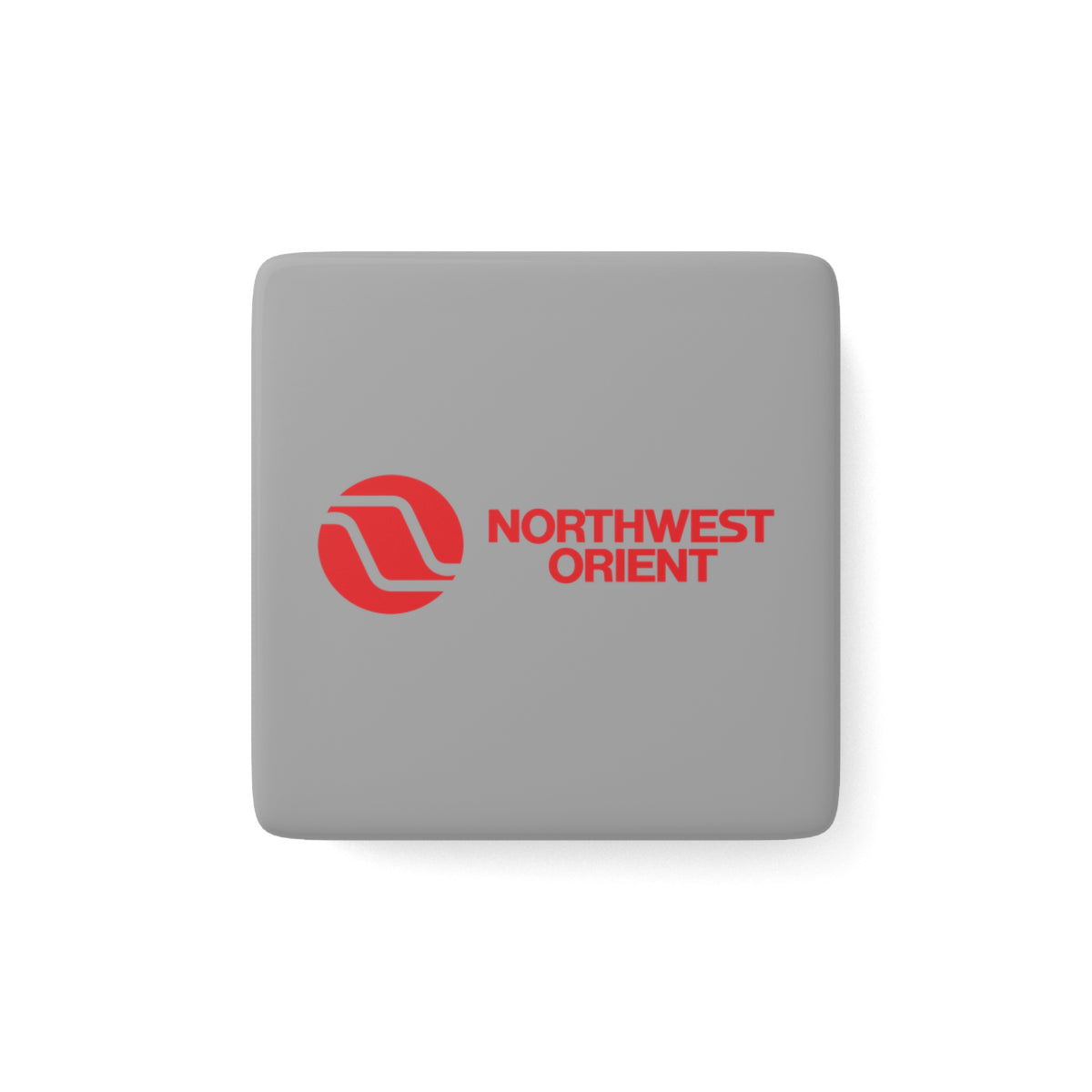 Northwest Orient Airlines Square Porcelain Fridge Magnet