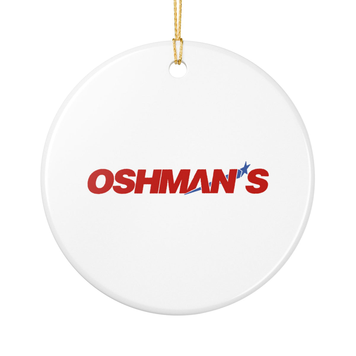 Oshman's Sporting Goods Ceramic Ornament
