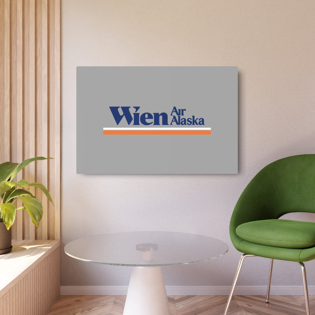 Wien Air Alaska Metal Sign