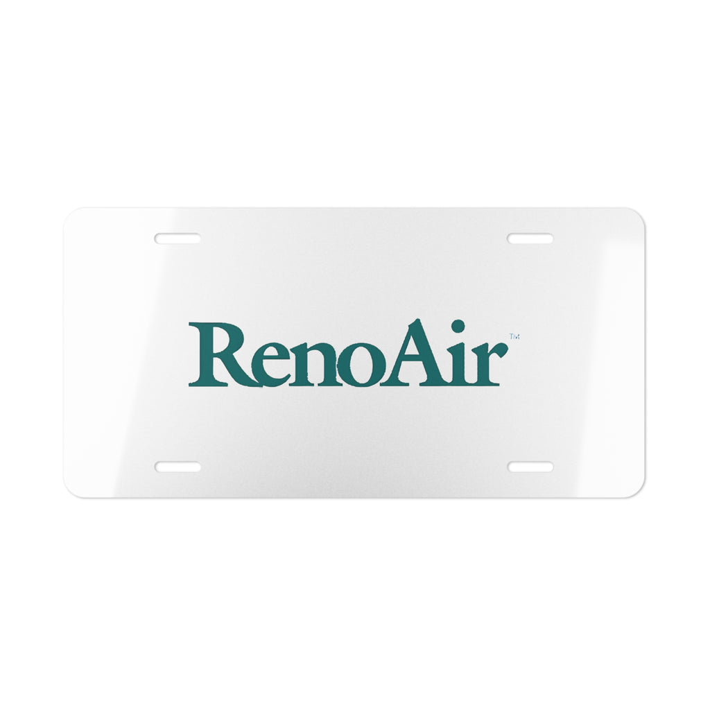 Reno Air Vanity License Plate