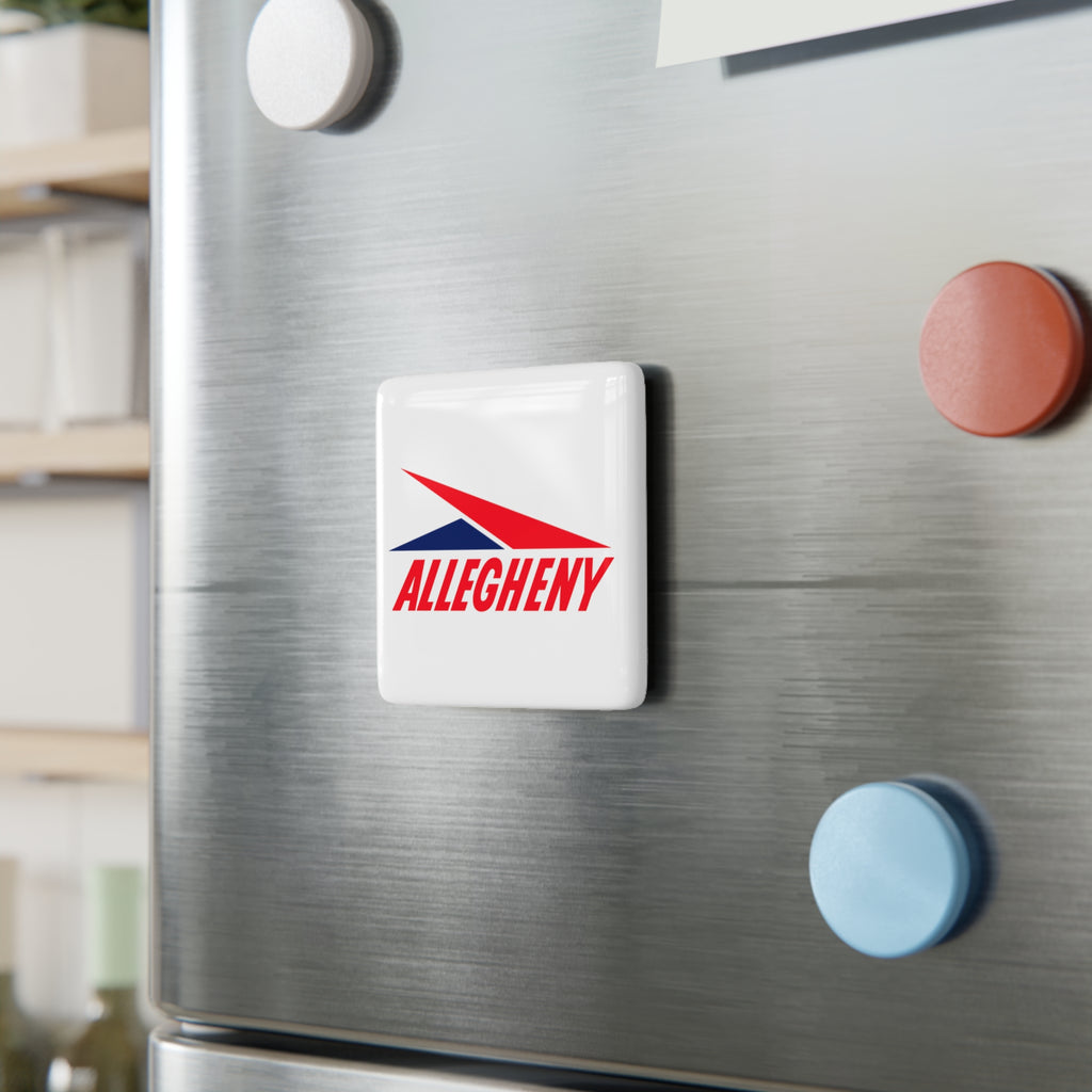 Allegheny Airlines Square Porcelain Fridge Magnet