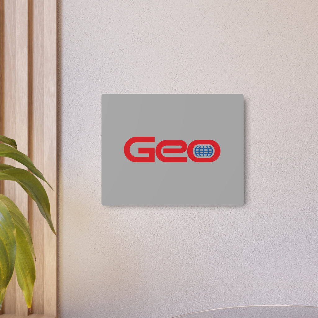 Geo Metal Sign