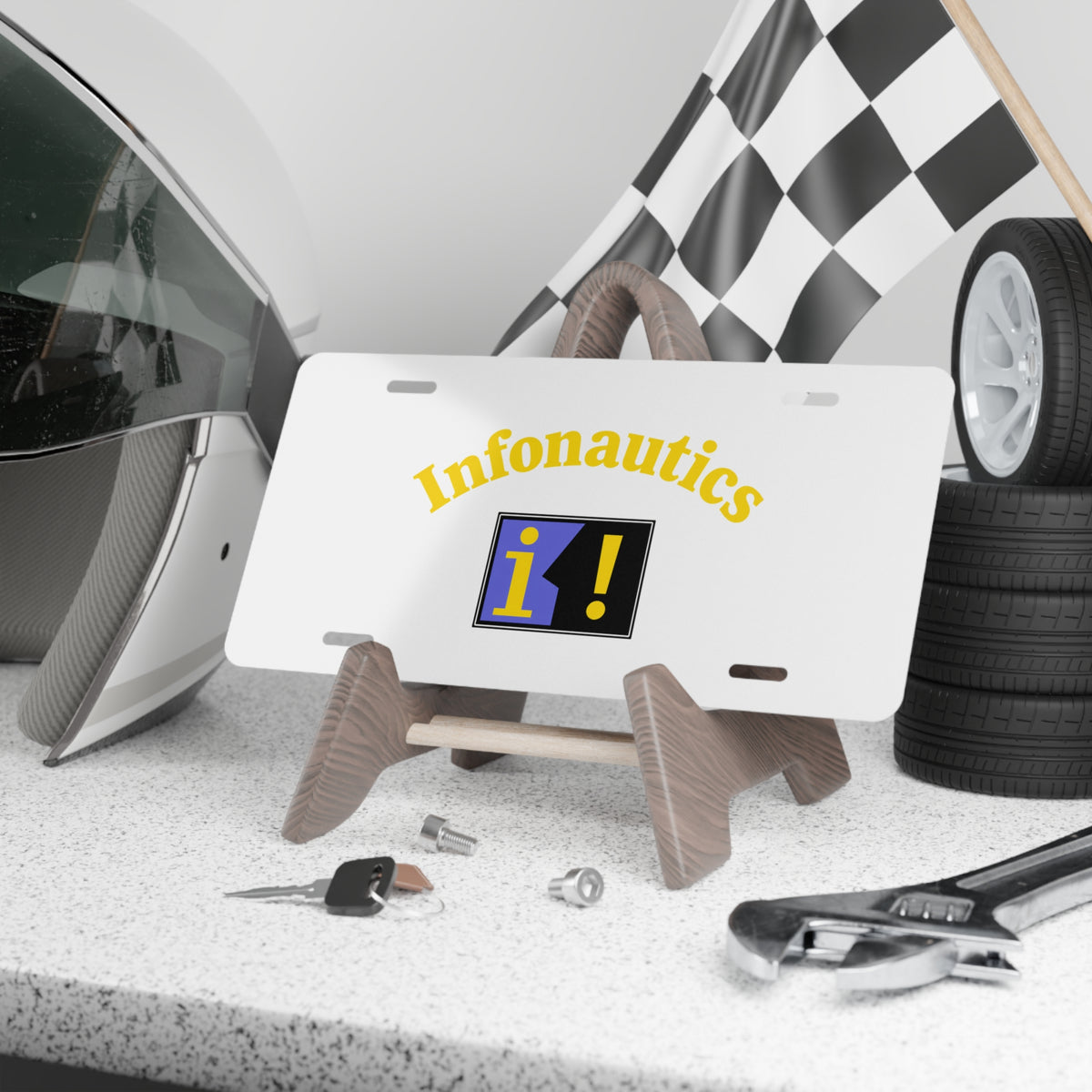 Infonautics Vanity License Plate