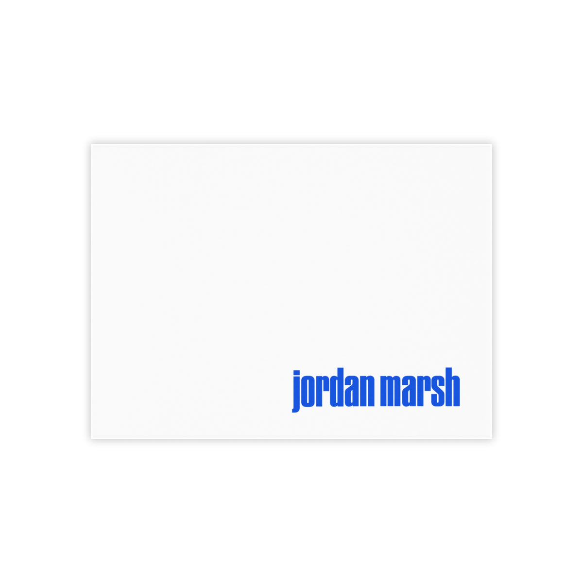 Jordan Marsh Sticky Post-it Note Pad