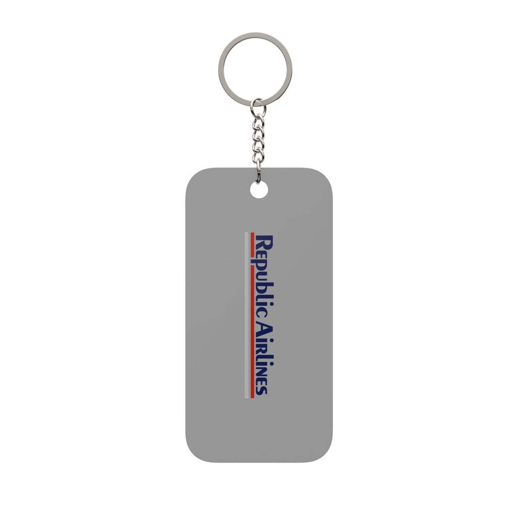 Republic Airlines Double-Sided Keychain Charm