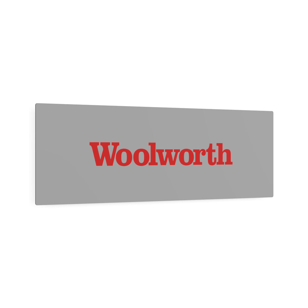F. W. Woolworth Company Metal Sign