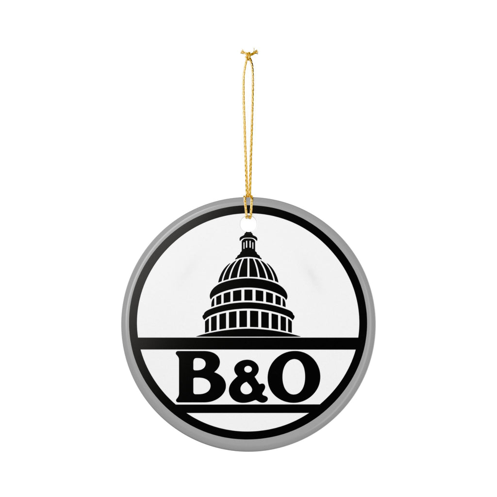 Baltimore and Ohio Railroad Ceramic Ornament