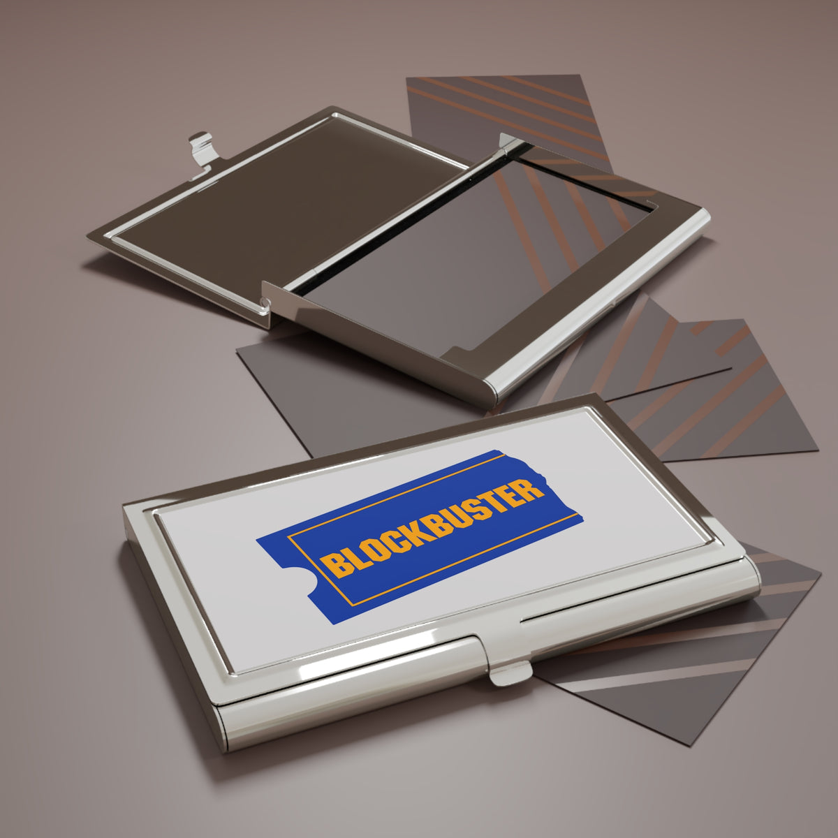 Template Metal Business Card Holder