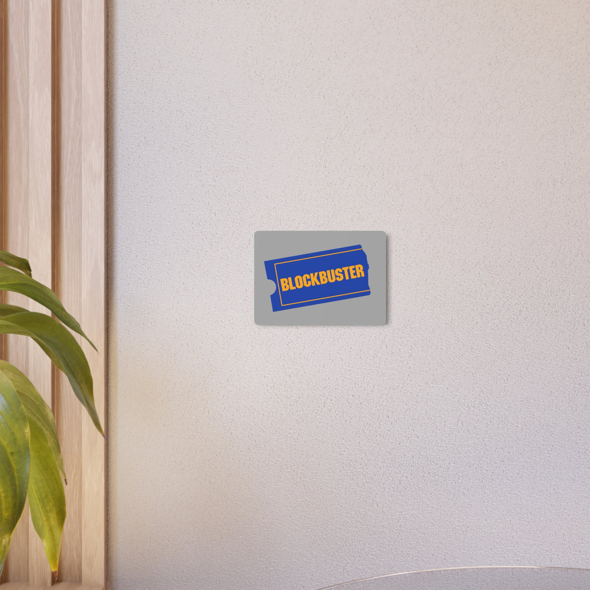 Blockbuster Video Metal Sign