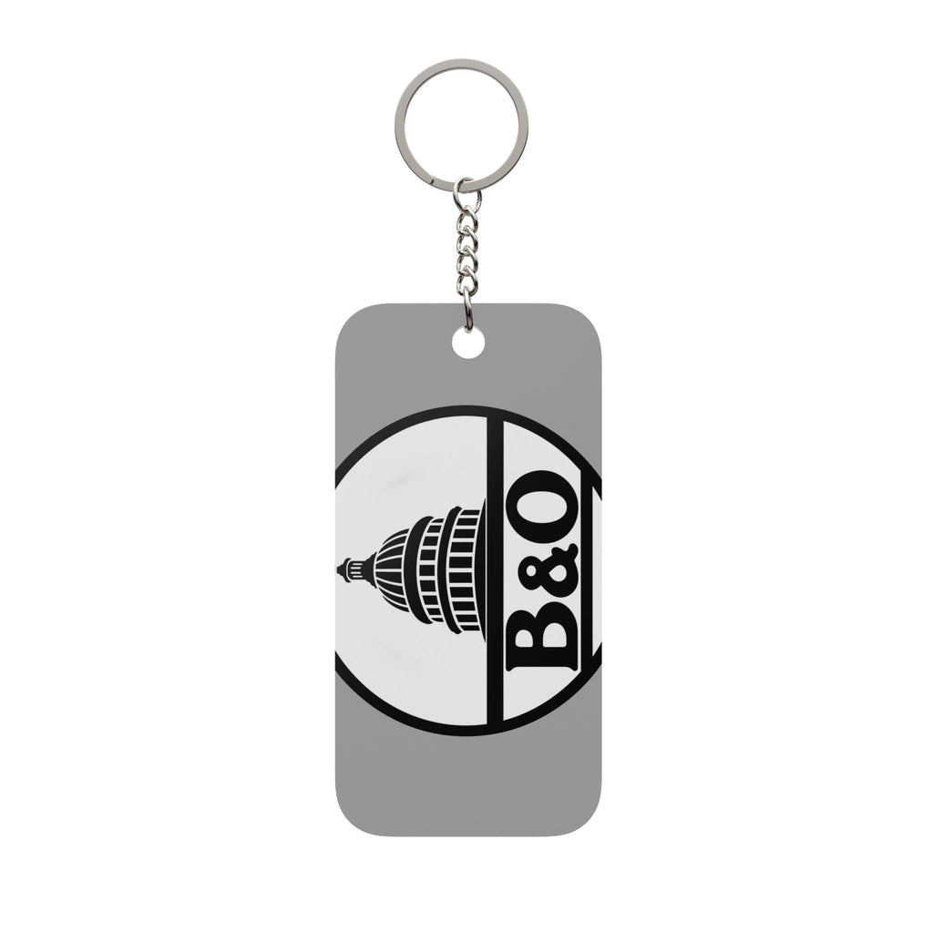 Baltimore and Ohio Railroad Double-Sided Keychain Charm