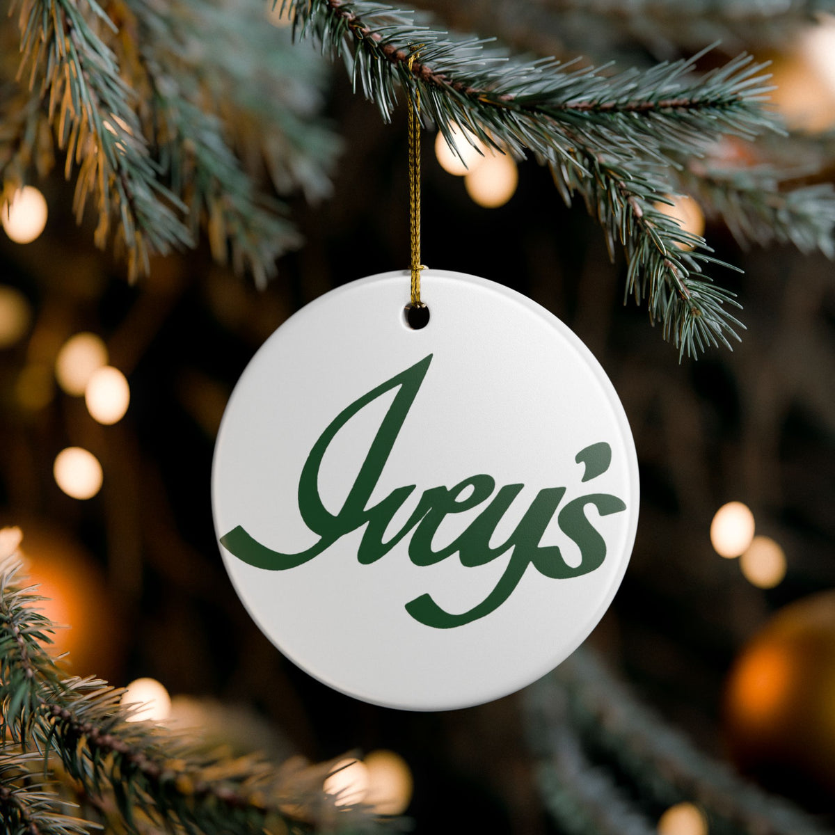 Ivey's Ceramic Ornament