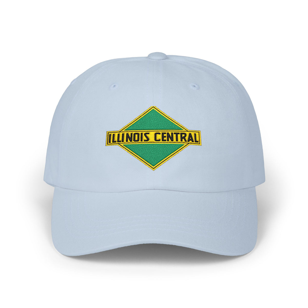 Illinois Central Railroad Embroidered Dad Cap Hat