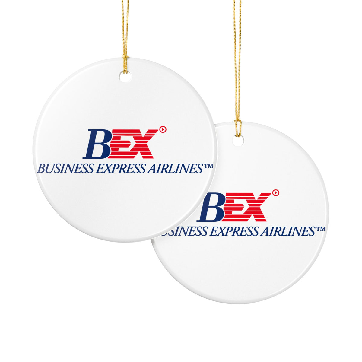 Business Express Airlines Ceramic Ornament