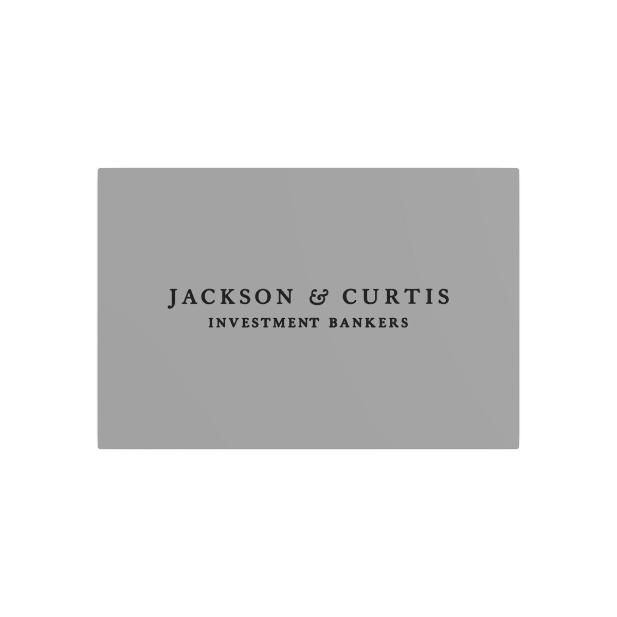 Jackson & Curtis Metal Sign