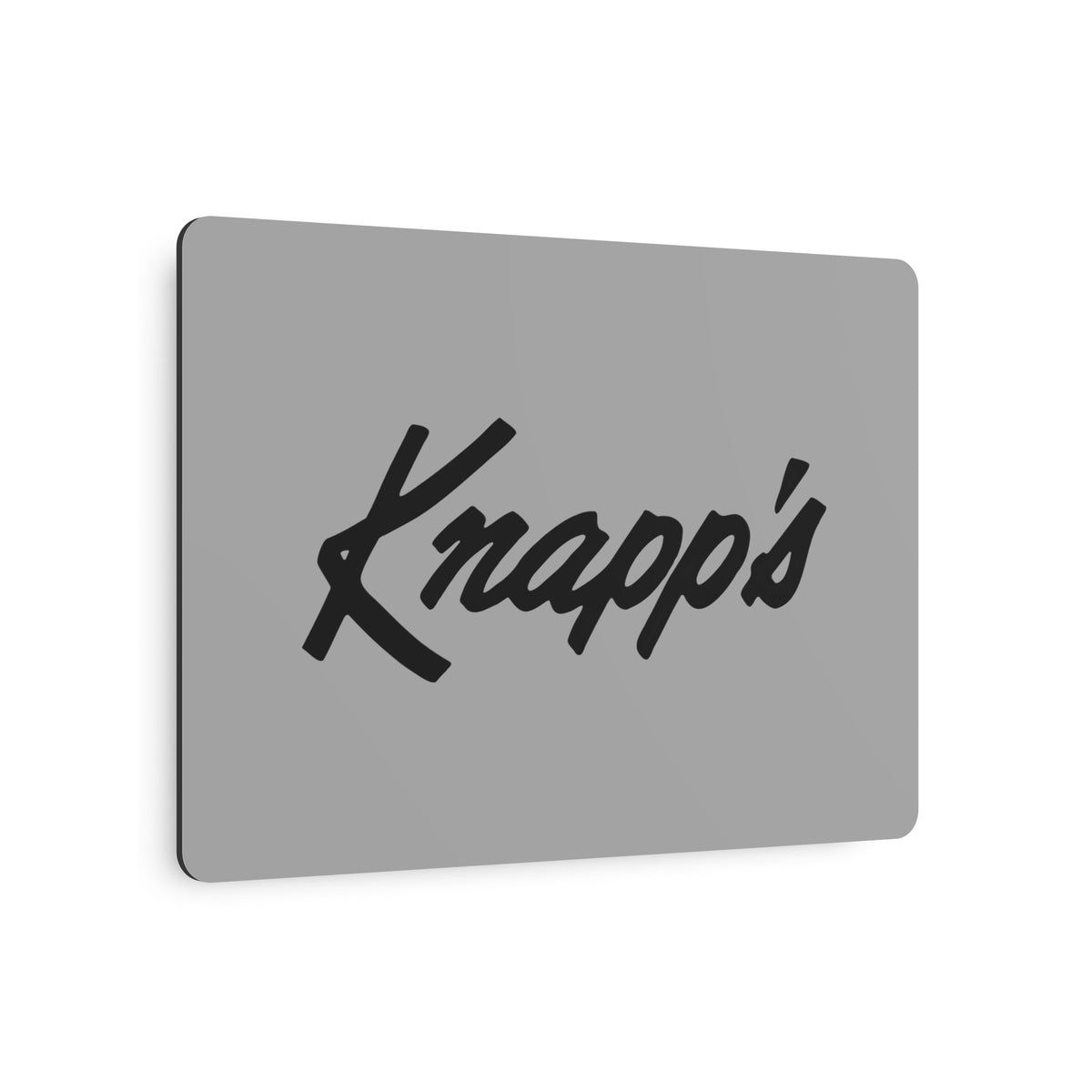 J. W. Knapp Company Metal Sign