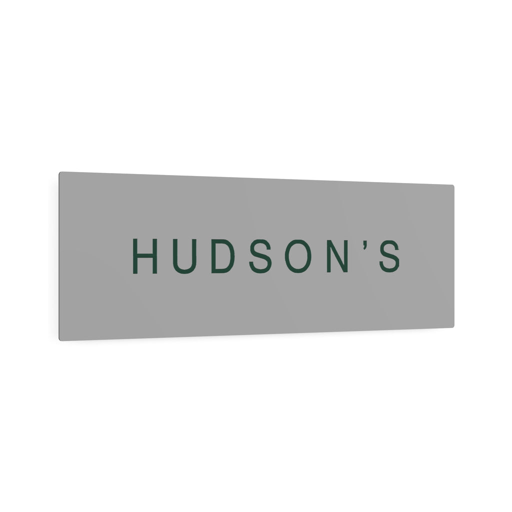Hudson's Metal Sign