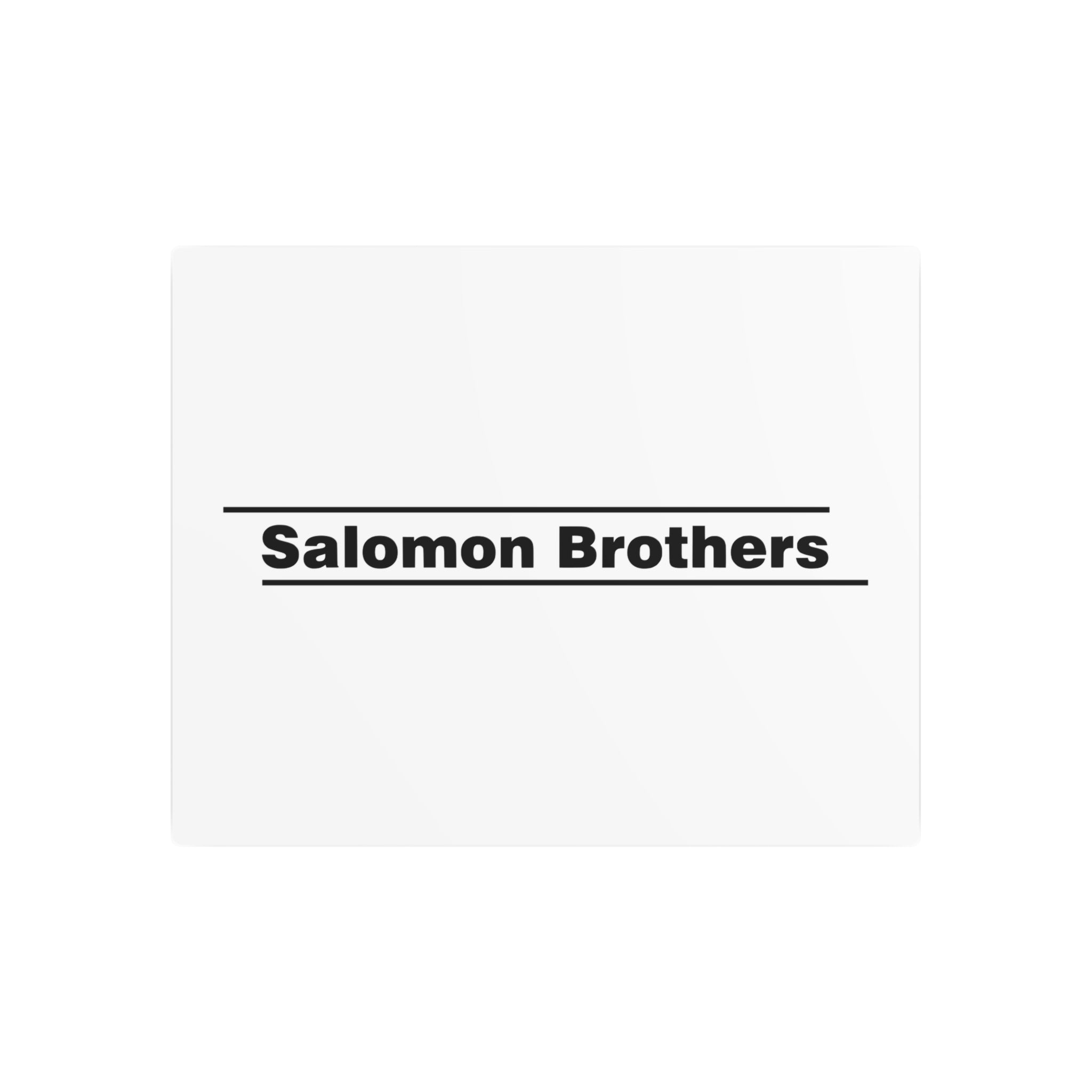 Salomon Brothers Metal Sign