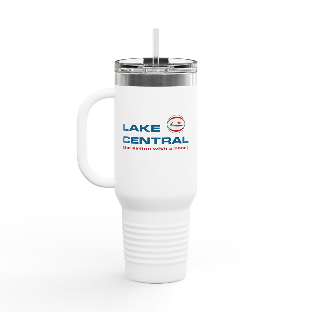 Lake Central Airlines 40oz Insulated Travel Mug Stainless Tumbler