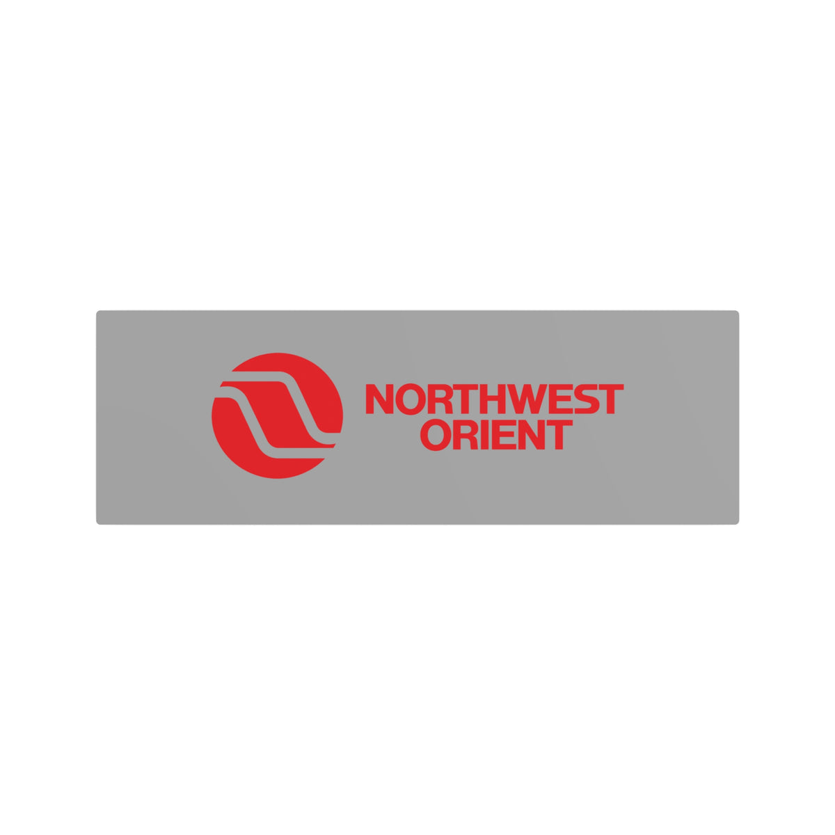Northwest Orient Airlines Metal Sign
