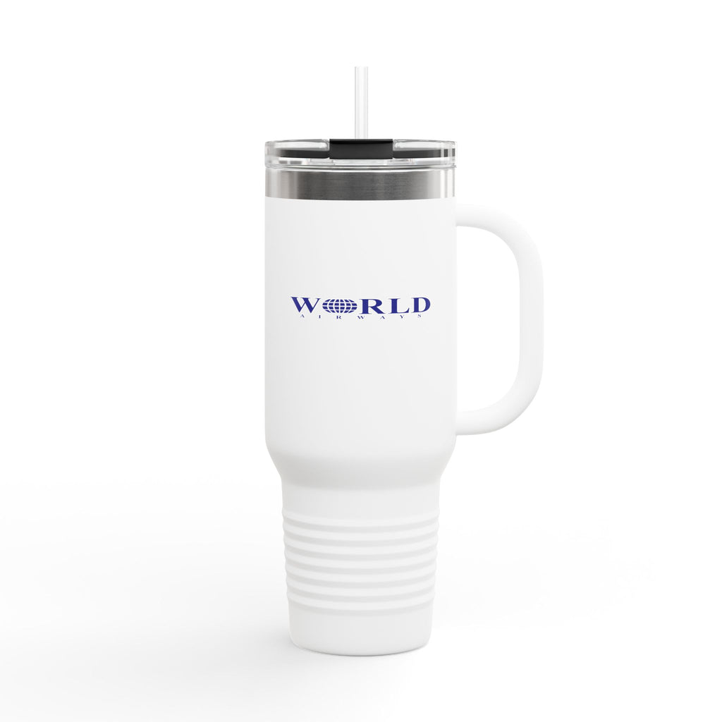 World Airways 40oz Insulated Travel Mug Stainless Tumbler