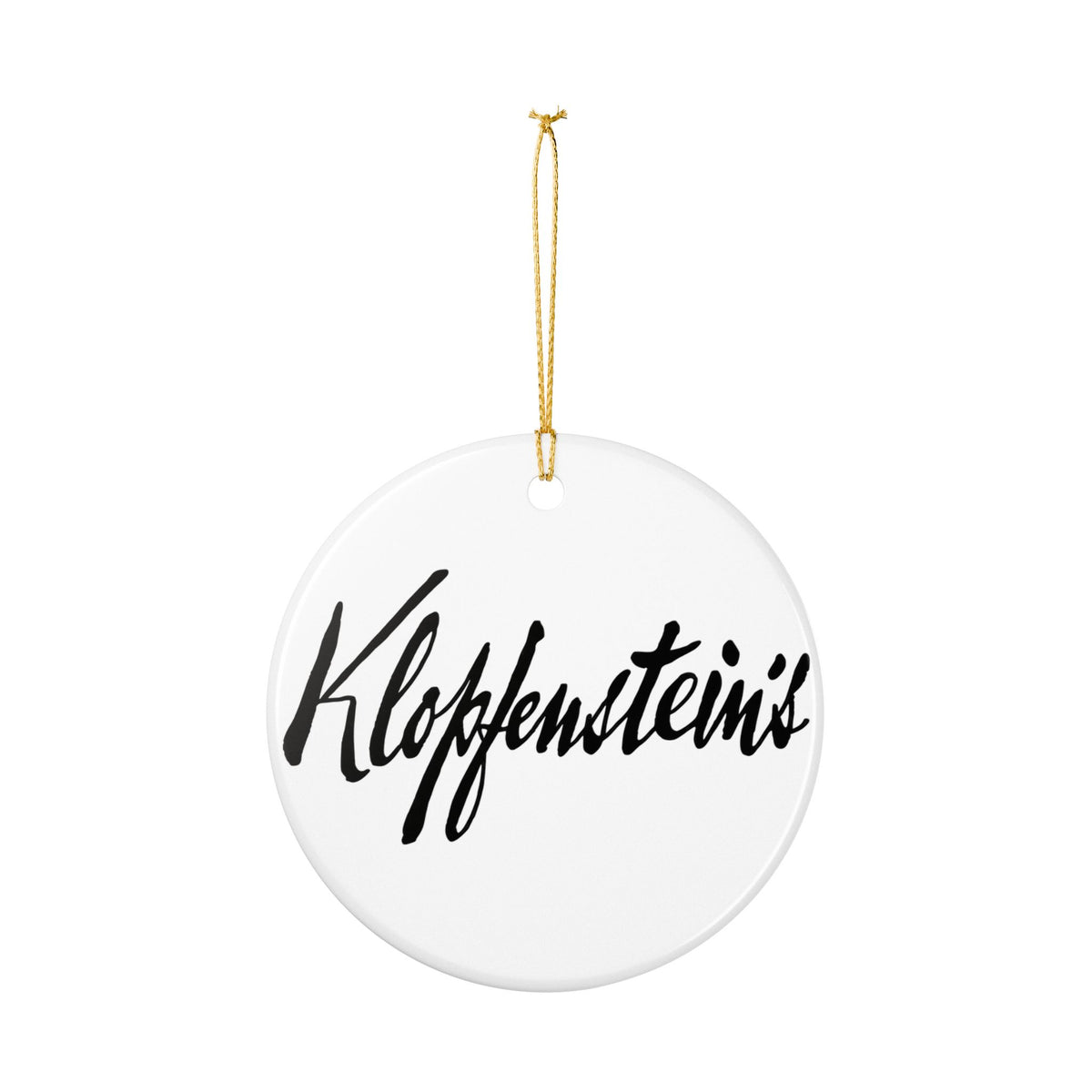 Klopfenstein's Ceramic Ornament