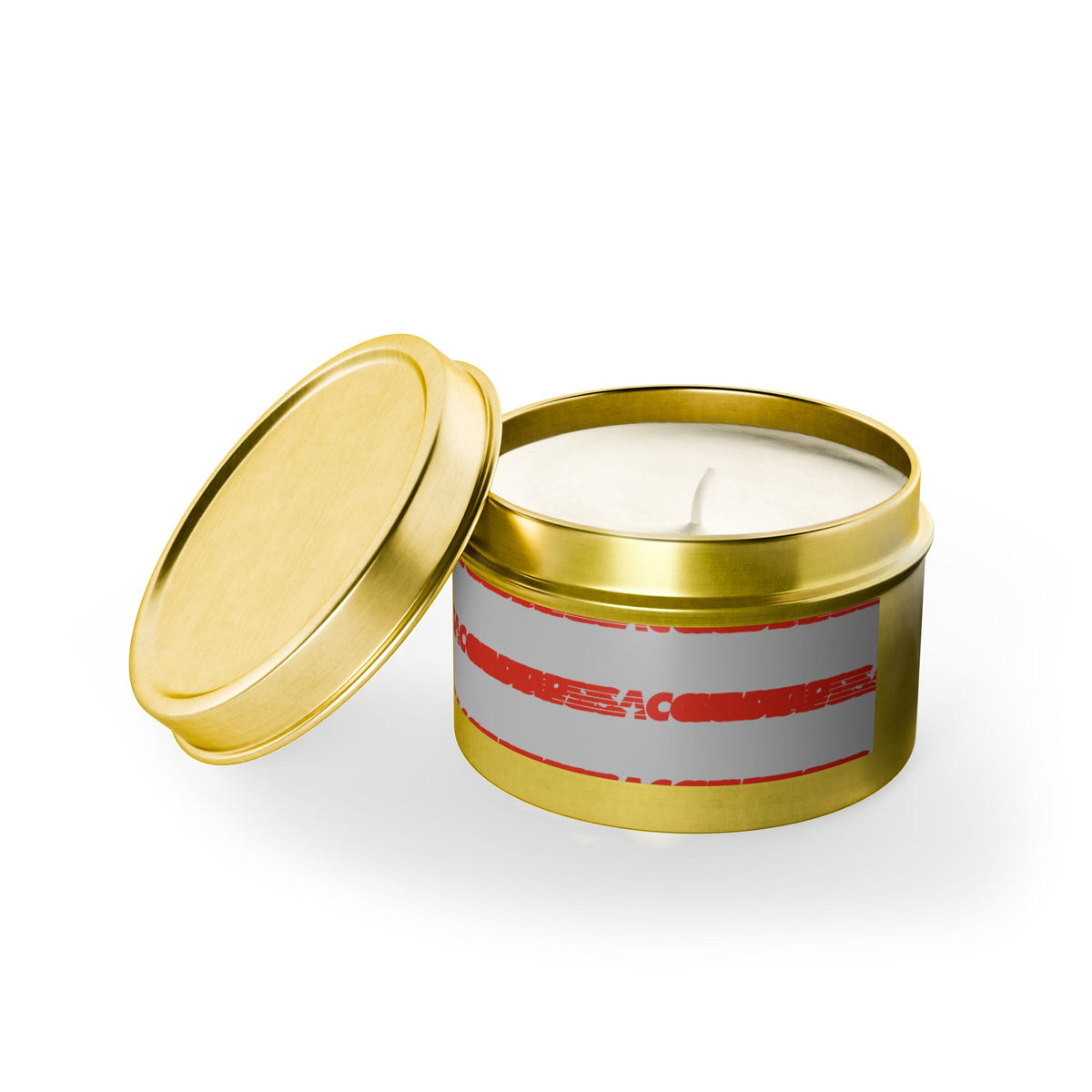 CompUSA Tin Candle