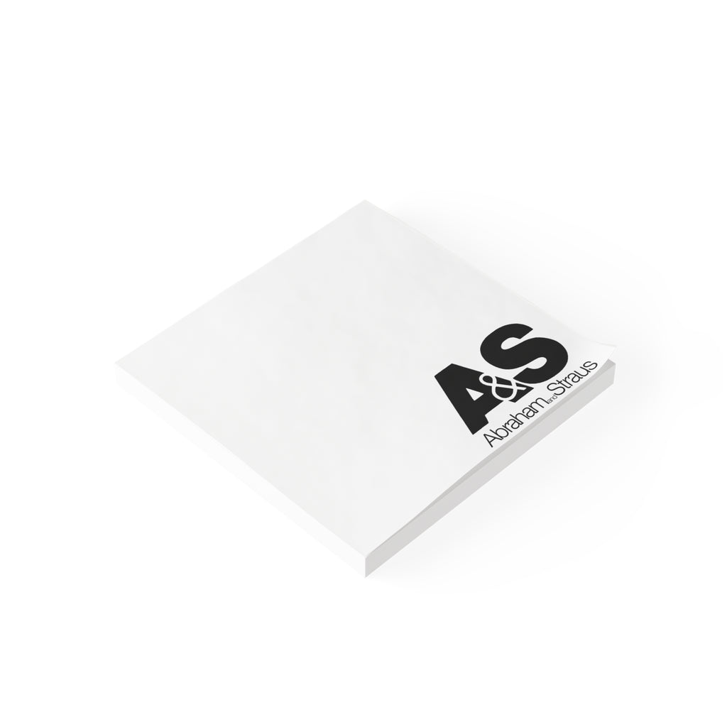 Abraham & Straus Sticky Post-it Note Pad