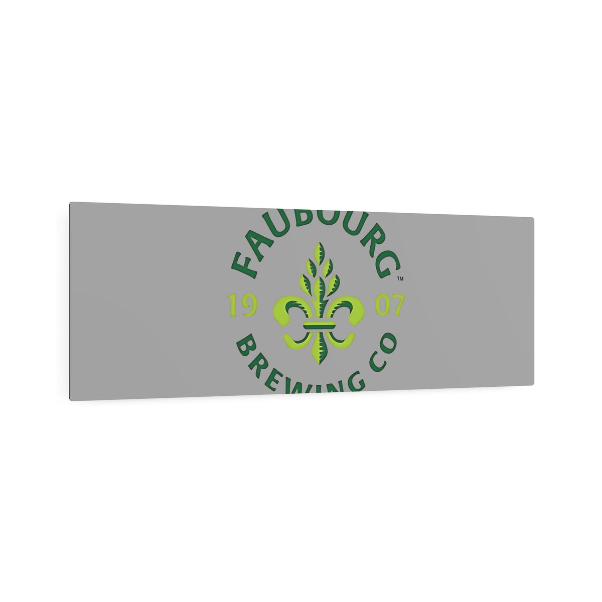 Faubourg Brewing Metal Sign