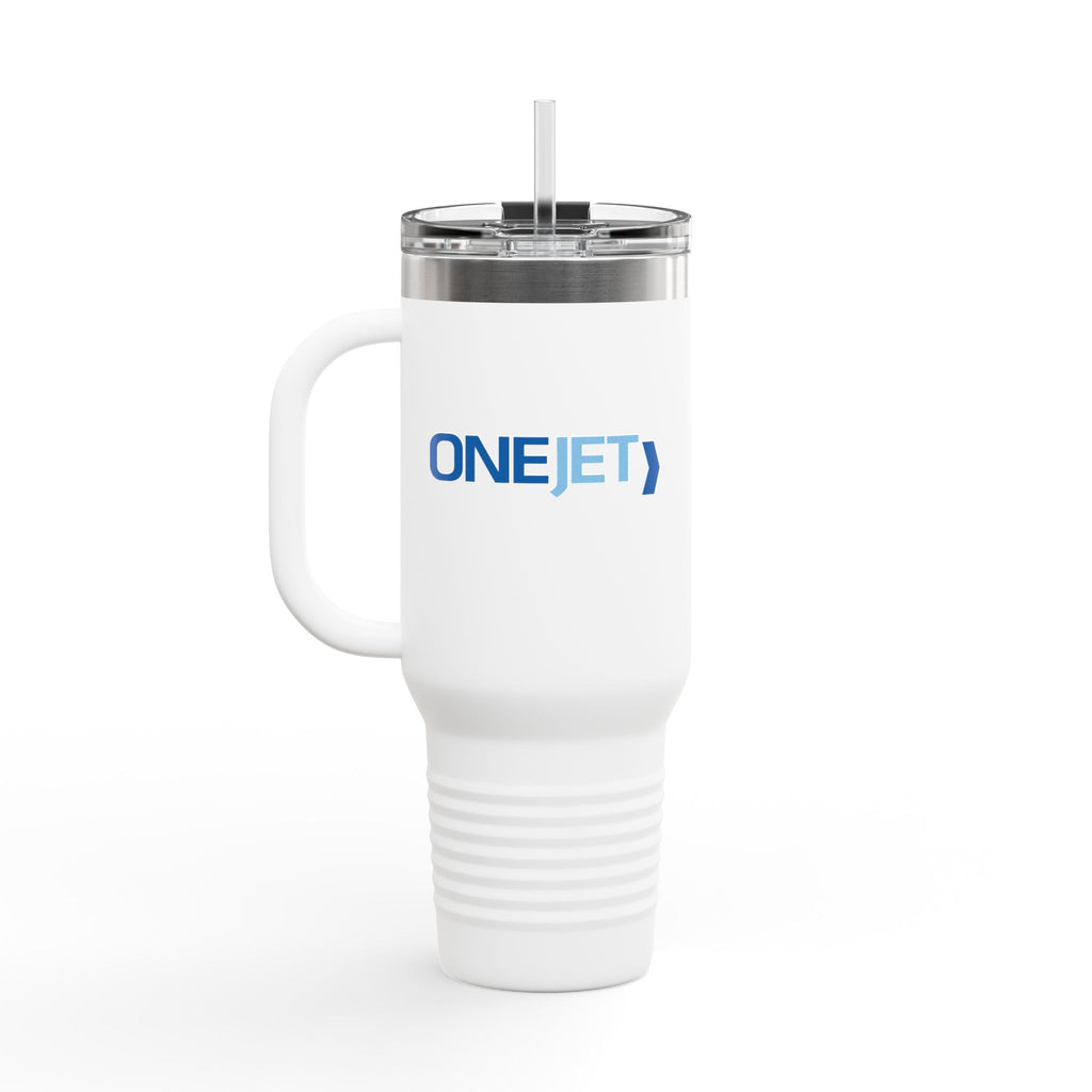 OneJet 40oz Insulated Travel Mug Stainless Tumbler