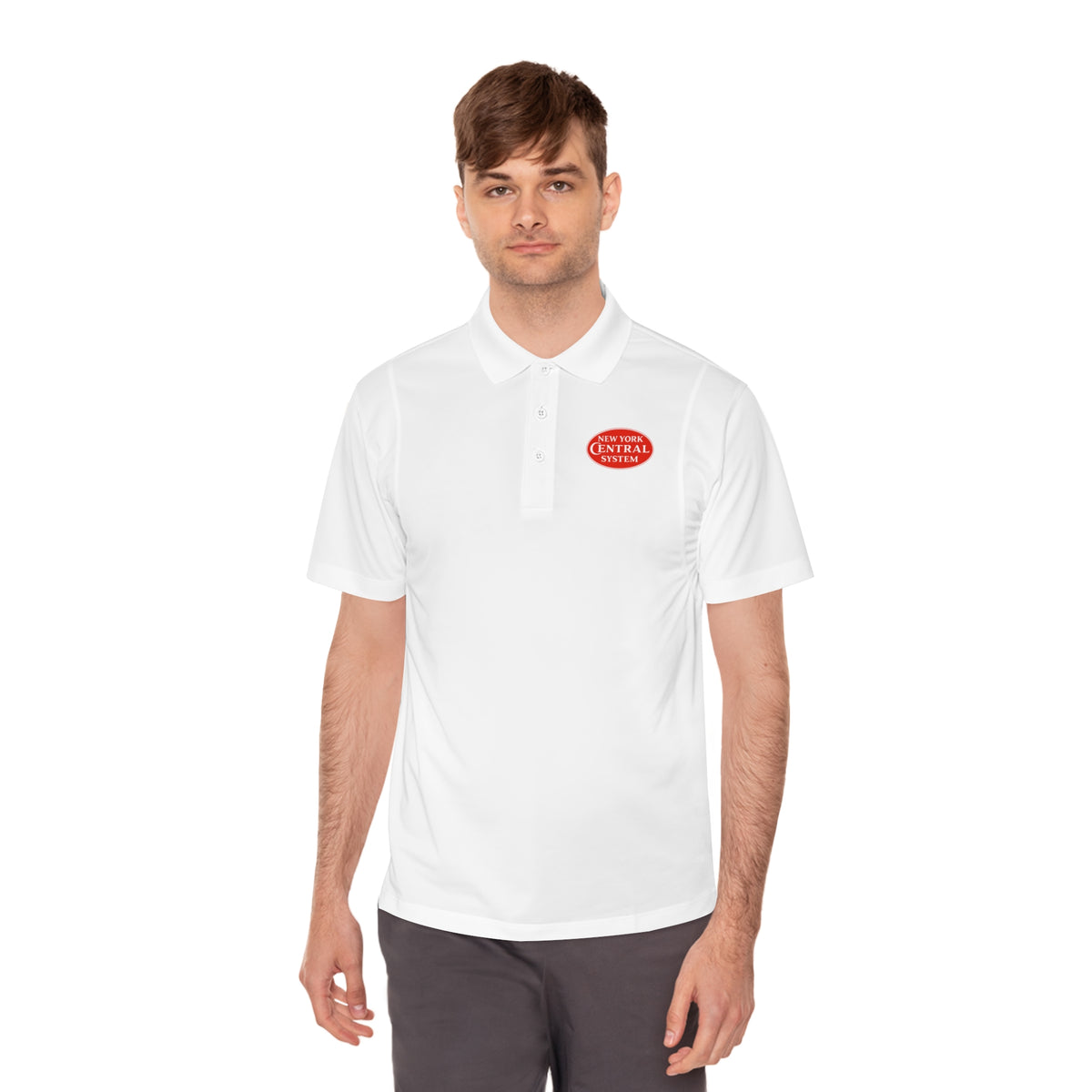 New York Central Railroad Men's Sport Polo Shirt