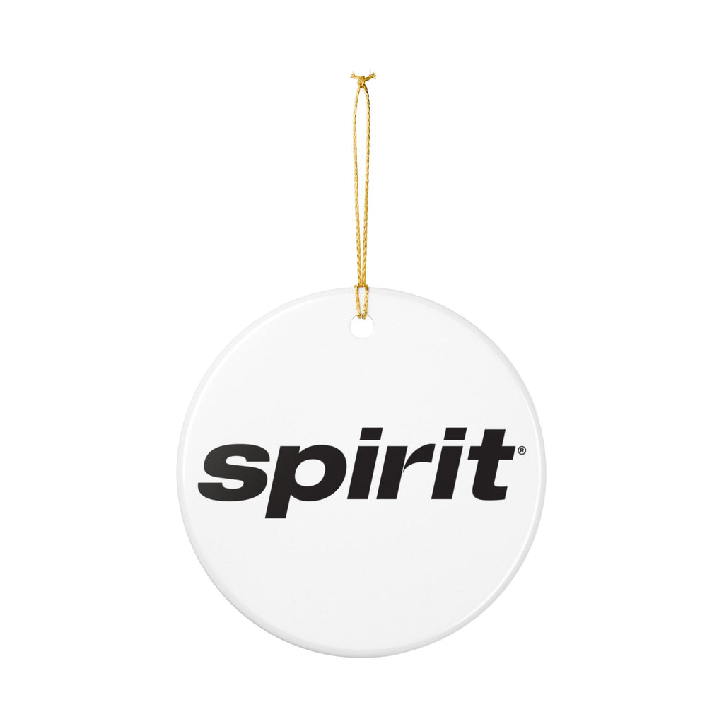 Spirit Airlines Ceramic Ornament