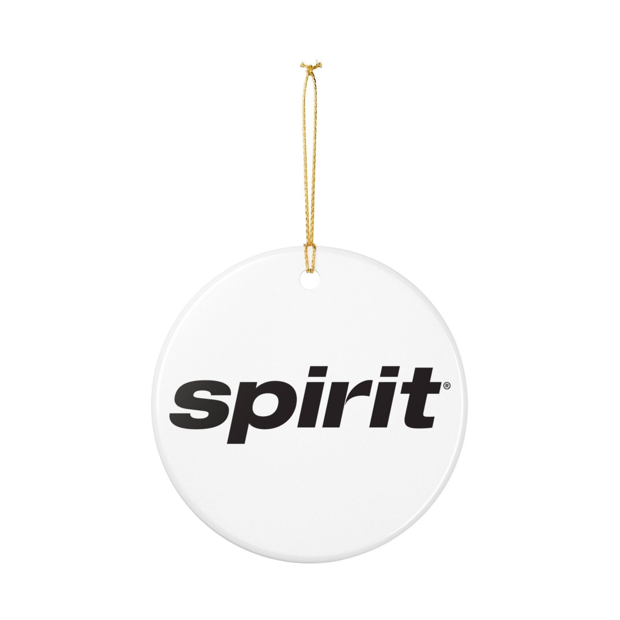 Spirit Airlines Ceramic Ornament
