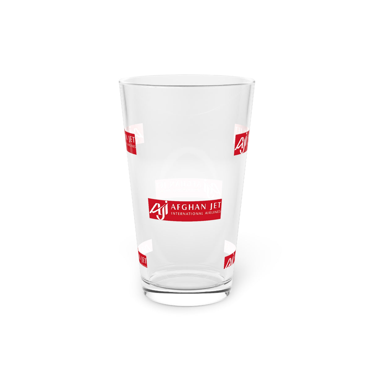 Afghan Jet International Airlines 16oz Pint Glass