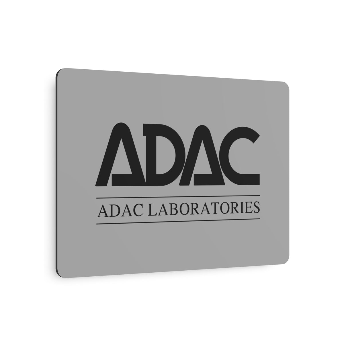ADAC Laboratories Metal Sign
