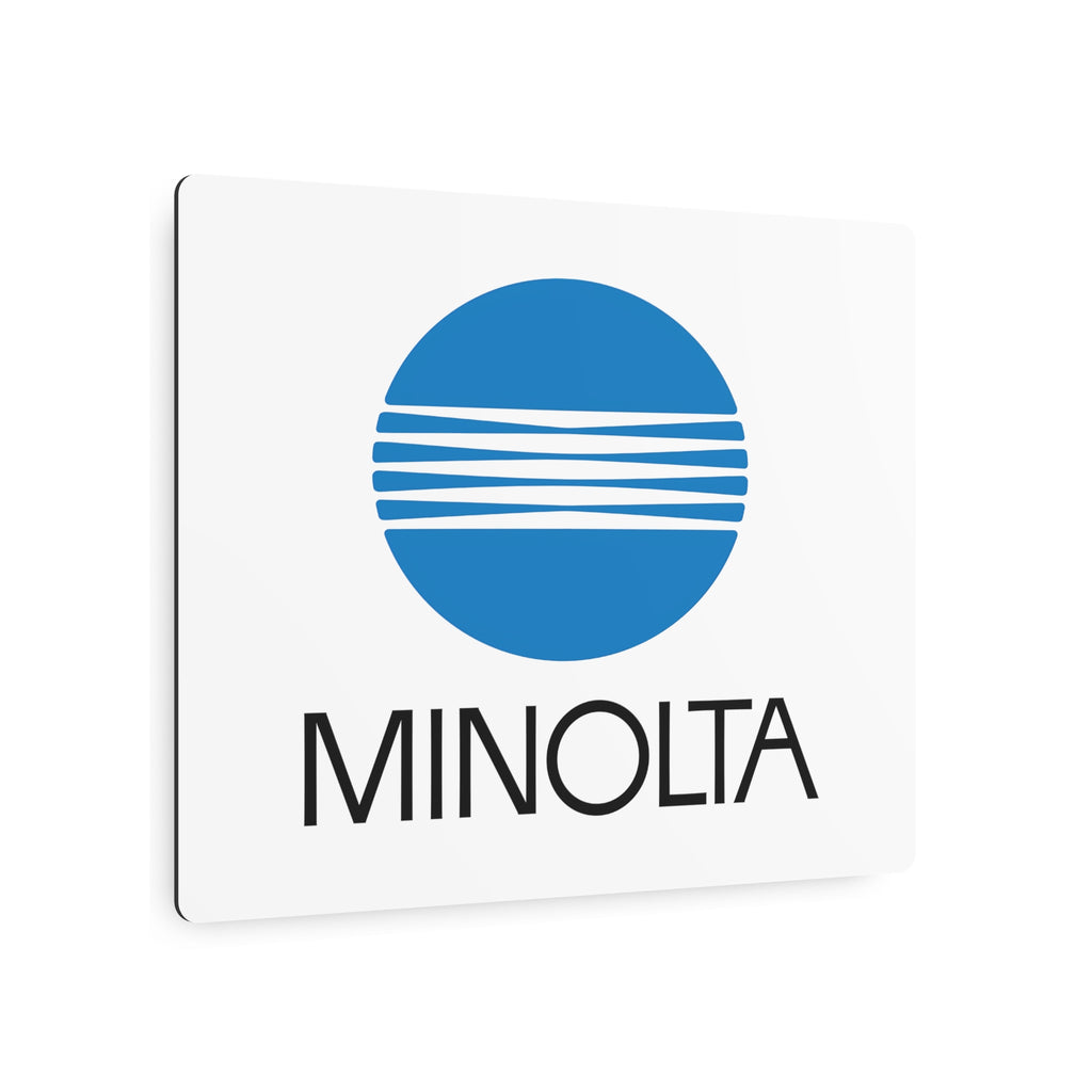 Minolta Metal Sign