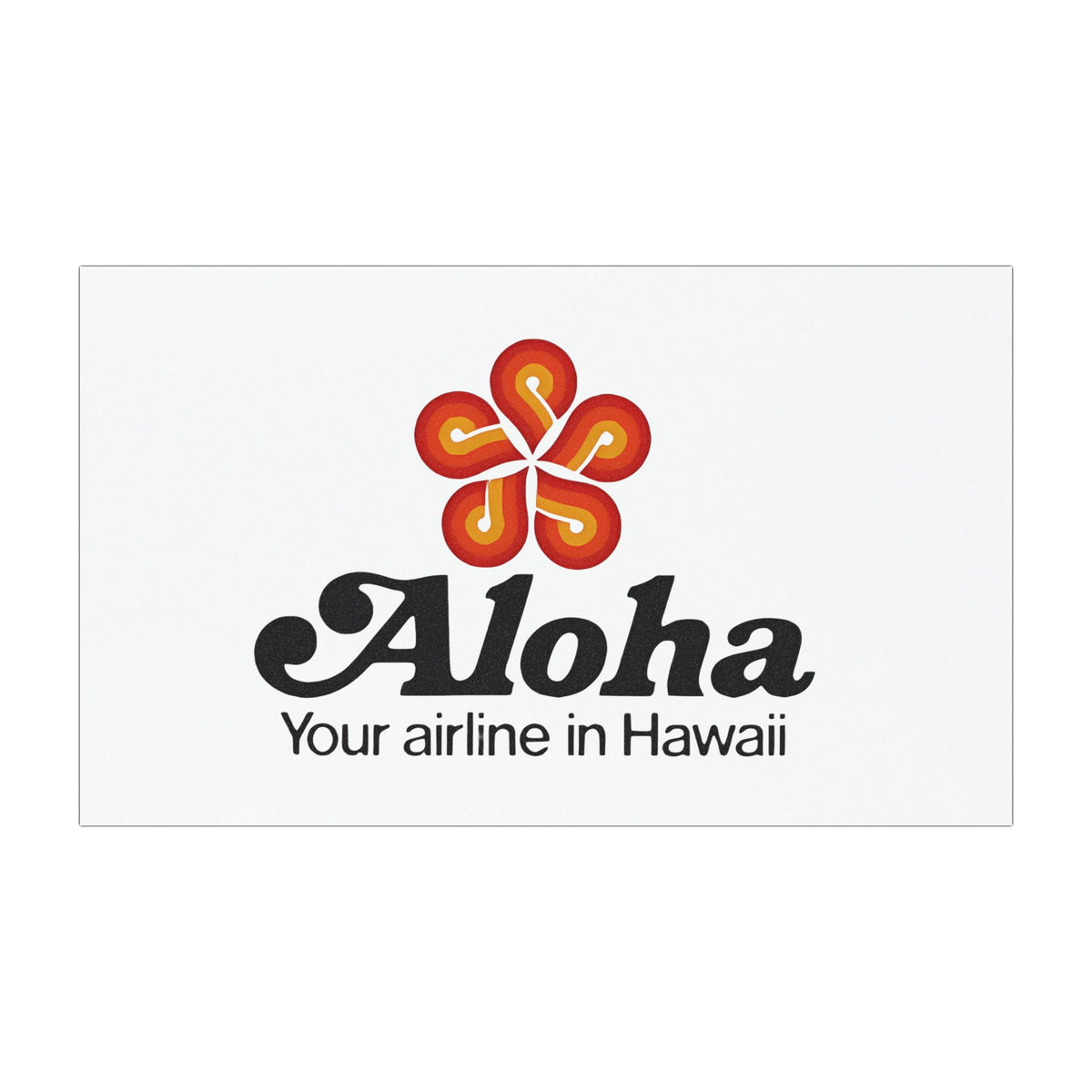 Aloha Airlines Car Magnet